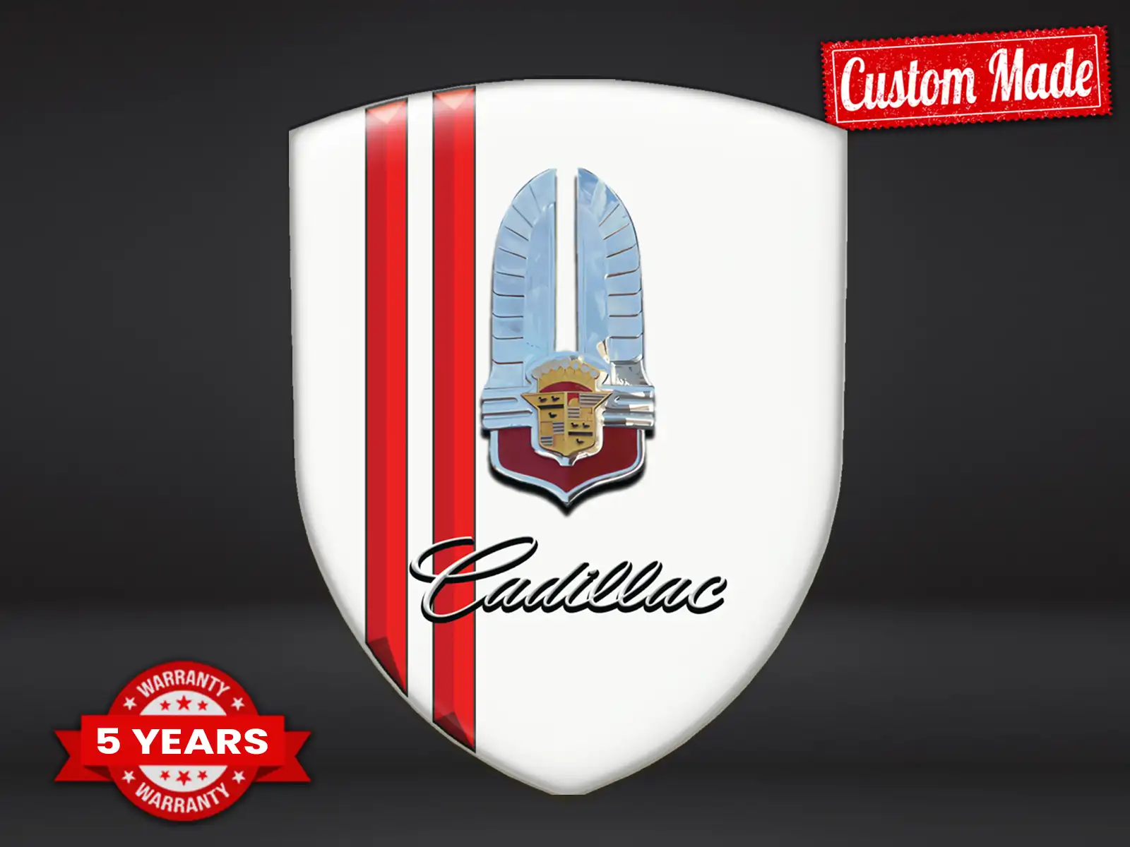 Cadillac Autoaufkleber Premium Stern Modern